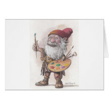 Anão do artista cartoes