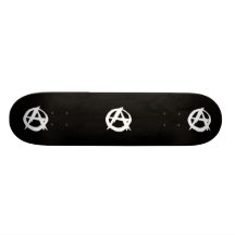 Anarquista, bandeira política de Colômbia Skate Personalizado