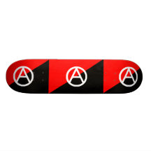 Anarquista com A Symbol2, bandeira de Colômbia Skate