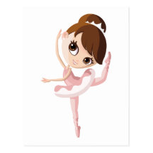 Angelina a bailarina cartões postais