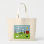 Animais bonitos dos desenhos animados, & bicicleta bolsas