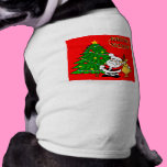 Animal de estimação-camisa do Natal roupas para animais de estimação