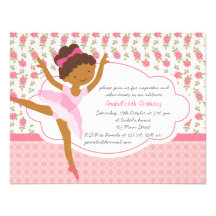 Aniversário cor-de-rosa floral feminino lunático d convites