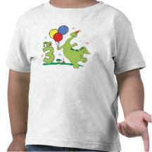 Aniversário de 3 anos de Dino Tshirt