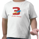 Aniversário de Rocket retro Tshirts