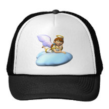 Anjo adolescente boné