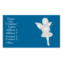 Anjo azul modelos cartão de visita