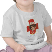 Anjo da enfermeira do francês tshirt