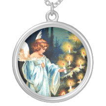 Anjo da jóia do Natal, árvore de Natal, tirando Bijuteria Personalizada