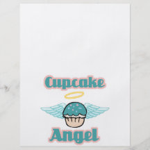 anjo do cupcake panfletos coloridos