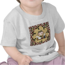 Anjo do feriado camisetas
