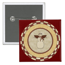 Anjo dos bonecos de neve botons