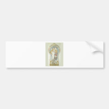 Anjo e mãe de Nouveau da arte Adesivo