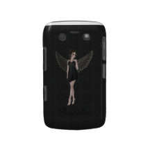 Anjo gótico bonito corajoso de Blackberry Capas Blackberry Bold