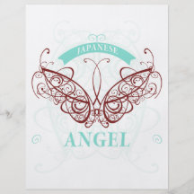 Anjo japonês panfletos personalizado