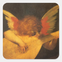 Anjo por Rosso Fiorentino, arte do músico do vinta Adesivos