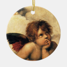 Anjos de Sistine Madonna por Raphael Raffaello Enfeites De Natal