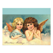 Anjos do Natal Convite Personalizados