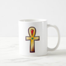 Ankh- o símbolo egípcio antigo da vida caneca