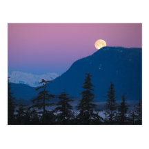 Anoitecer em Alaska Cartao Postal