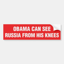 Anti autocolante no vidro traseiro de Obama Adesivo