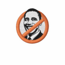 Anti-Obama bordou a jaqueta