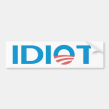Anti-Obama Bumpersticker Adesivo