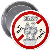Anti-Obama & Romney Botons