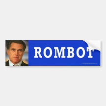 Anti-Romney etiqueta Rombot Adesivo