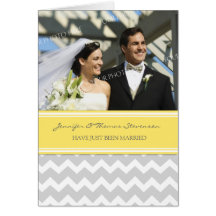 Anúncio cinzento da foto do recem casados de Chevr Cartão