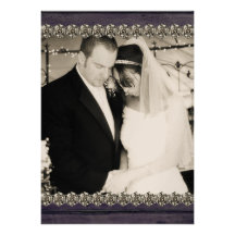 Anúncio de madeira chique rústico do casamento do  convites personalizados