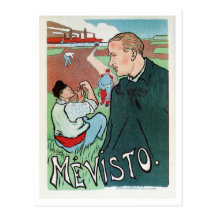 Anúncio do impressionista do artista francês do vi cartão postal