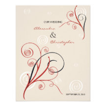 Anúncio elegante do casamento dos redemoinhos convite