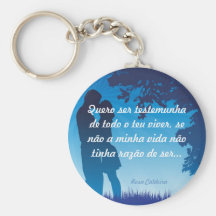 Apaixonados Azul Chaveiros