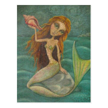 Apenas uma outra sereia cartao postal