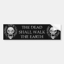 Apocalipse do zombi adesivos