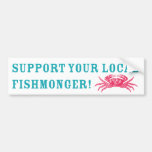 Apoie seu Fishmonger local! Adesivo