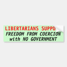 APOIO DOS LIBERTÁRIOS ADESIVO