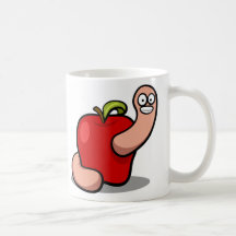 Apple Worm Caneca
