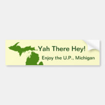 Aprecie o U.P. Michigan com a Dinamarca Yoopers Adesivos