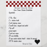 Apronte para ir Enchiladas da galinha do creme de  Panfletos Personalizado