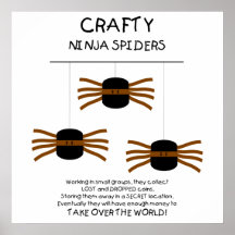 Aranhas de Ninja! Poster