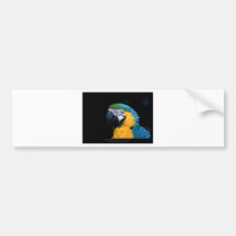 Ararauna do Ara - Macaw Azul-e-amarelo 01 Adesivos