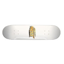 arborizado velho skates personalizados