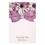 Arco das margaridas & casamento cor-de-rosa da fit papel personalizados