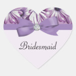 Arco das margaridas da lavanda & casamento da fita adesivos em forma de corações
