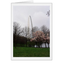 Arco de St Louis Cartao