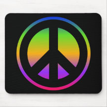 Arco-íris brilhante mouse pad
