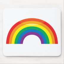 Arco-íris clássico mouse pad