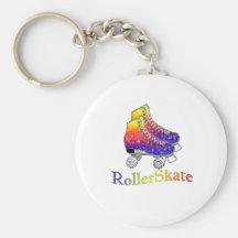 Arco-íris Rollerskates Chaveiros